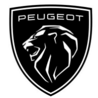 Logotipo de la marca de scooter Peugeot.